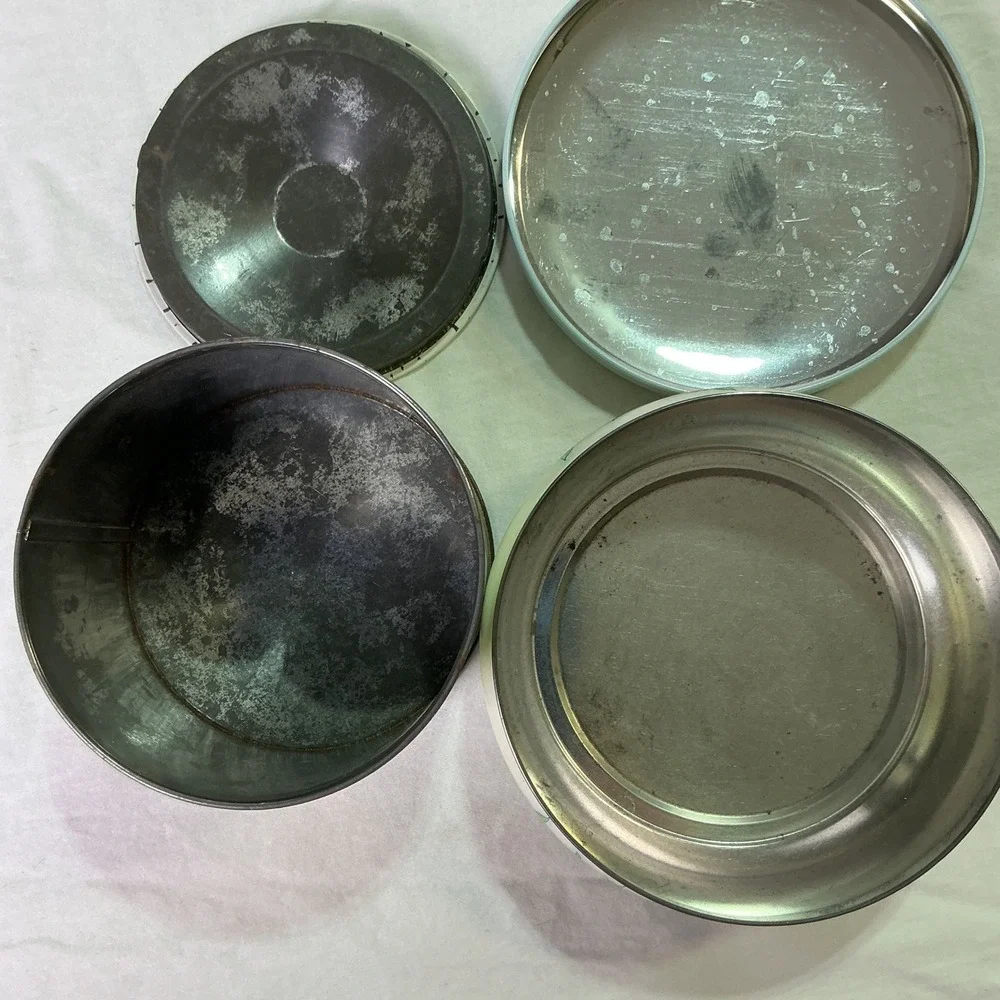Vintage‎ Hallmark Holly Hobbie & Dahr Butterfly Round Tin Box Lot of 2